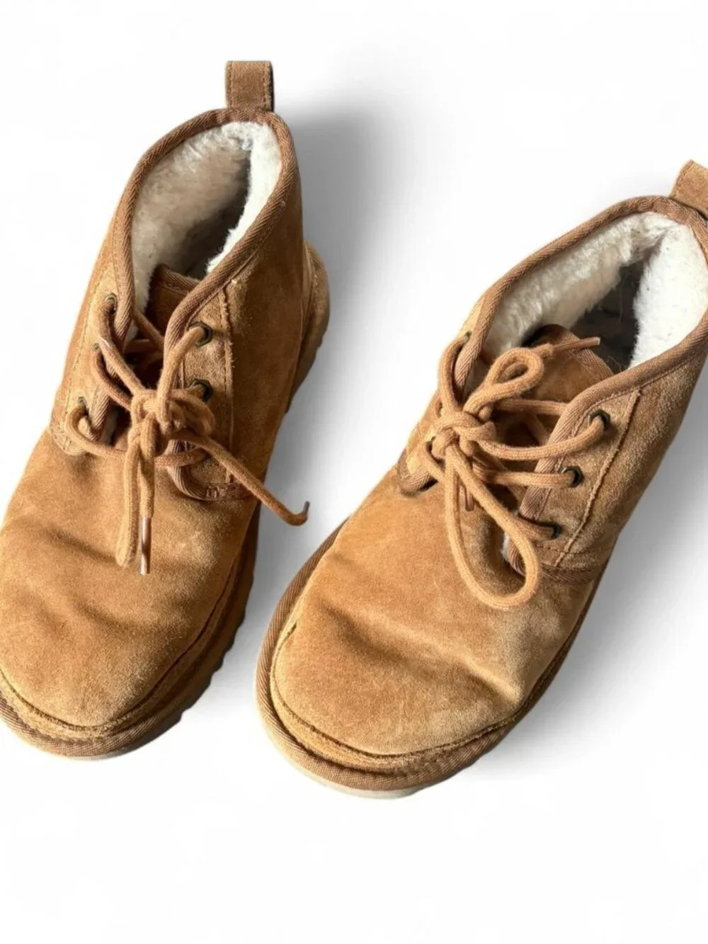 UGG Men's Neumel Chukka Boots in the chestnut colorway, featuring a soft suede